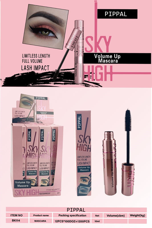 Pippal Sky High Mascara Ultra Volume Up Volumizing Mascara Long Lasting Waterproof 10Gm (Pack of 3)