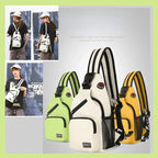 Clearance_New Fashion Chest Bag Ins Style Messenger Bag 2 in 1 Shoulder Bag Multi-function Large Capacity Outdoor Bags for Women