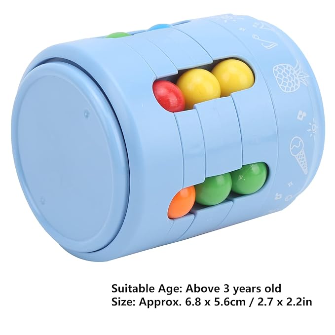 Stress Relief Toy, Exercise Finger Flexibility Promote Logical Thinking Interactive Fingertip Toy Exercising Spatial Imagination for Children for Kids (Multicolor)