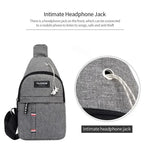 Men's fashionable, convenient, casual, waterproof, adjustable shoulder strap, large capacity waist bag suitable for outdoor acti