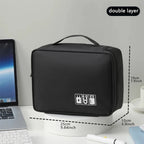 Cable Storage Bag Waterproof Digital Electronic Organizer Portable USB Data Line Charger Plug Storage Bag Travel Cable Organizer