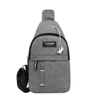 Men's fashionable, convenient, casual, waterproof, adjustable shoulder strap, large capacity waist bag suitable for outdoor acti