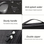 Multifunction Storage Bag Waterproof Electronics Organizer Portable Travel Cable Data Digital Gadget Makeup Zipper Organizer Bag